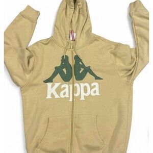 Kappa Authentic Awert Hoodie Beige Camel Men's XL New with Tags